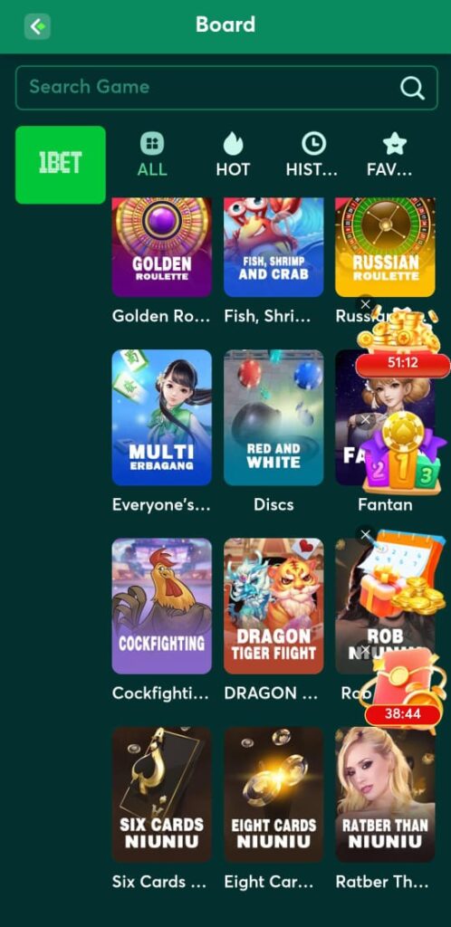 Crash 7 bet Game
