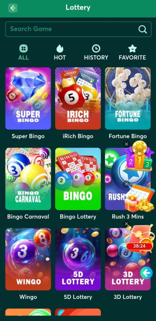 Crash 7 bet Game